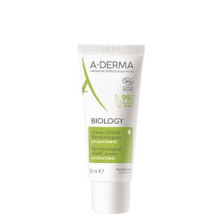 A-Derma Biology Light Moisturizing Cream Face Normal to Combination Skin 40ml
