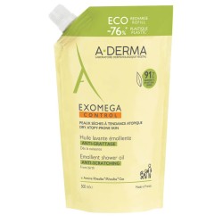 A-Derma Exomega Control Shower Oil Anti-itch Atopic Skin Refill 500ml
