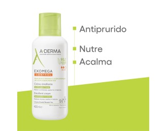 A-Derma Exomega Control Emollient Cream 400ml