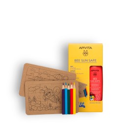 Apivita Bee Sun Safe Sunscreen Lotion for Children SPF50 200ml + GIFT Puzzle