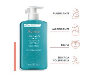 Avène Cleanance Cleansing Gel, daily cleansing of oily skin with acneic tendency 200 ml