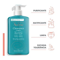 Avène Cleanance Cleansing Gel, daily cleansing of oily skin with acneic tendency 100ml