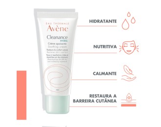 Avène Cleanance Hydra Soothing Cream, skin subject to oral anti-acne treatments 40 ml