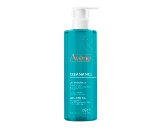 Avène Cleanance Cleansing Gel, daily cleansing of oily skin with acneic tendency 400 ml