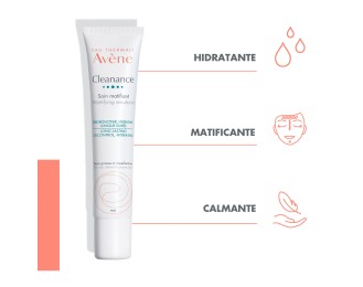 Avène Mattifying Care Cleanance, moisturizing care of oily skin with acneic tendency 40 ml