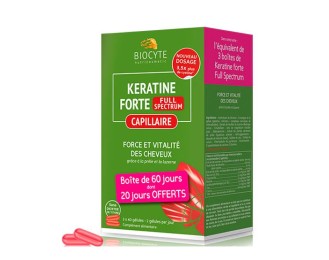 Biocyte Keratine Forte Extra Plus Capillary 120 Capsules + OFFER 20 Days