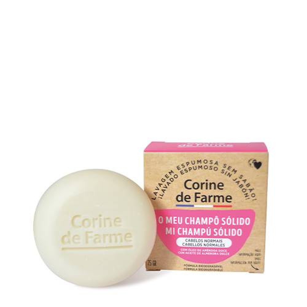 Corine de Farme Shampoo Solid Sweet Almond Oil 75g