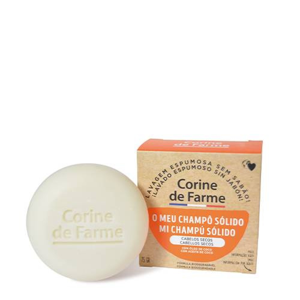 Corine de Farme Solid Coconut Oil Shampoo 75g