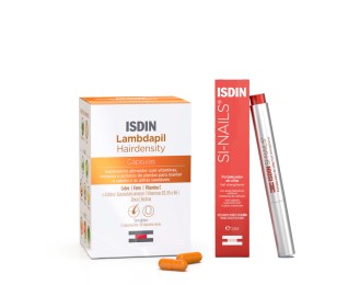 ISDIN Si-Nails Nail Varnish 2.5ml + Hairdensity Capsules