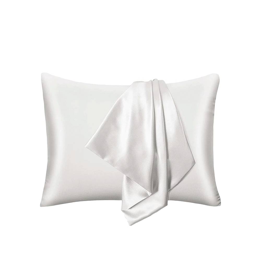 LS Beauty Satin Anti-Frizz Pillowcase White