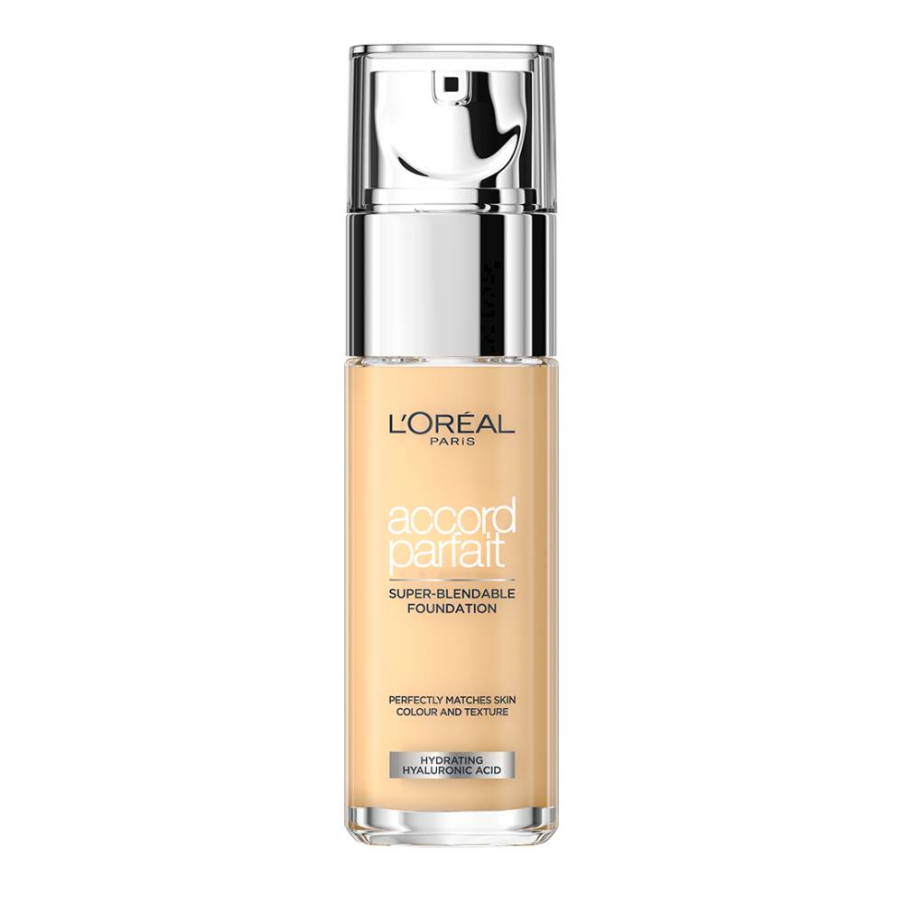 L'Oréal Accord Parfait with Hyaluronic Acid 1.R/1.C Rose Ivory 30ml