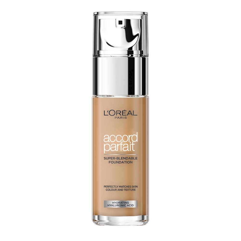 L'Oréal Accord Parfait with Hyaluronic Acid 7.D/7.W Golden Amber 30ml