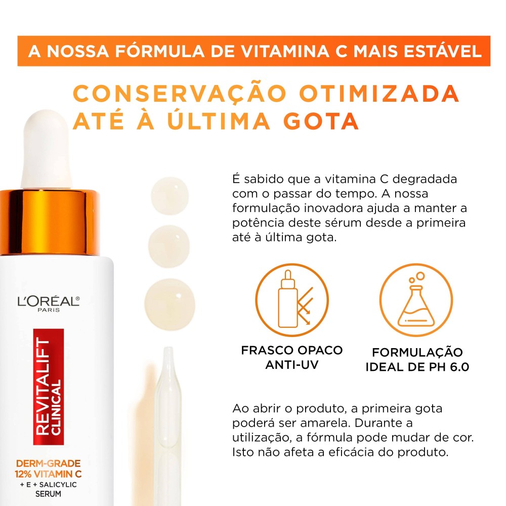 L'Oréal Revitalift Clinical 12% Vitamin C Serum 30ml