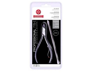 World Cuticle Pliers with Double Spatula Professional 778-E