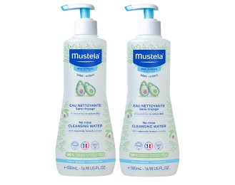 Mustela Cleansing Water 2x500ml Special Price