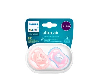 Philips Avent Ultra Air Soother Deer and Owl 0-6m Duo
