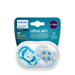 Philips Avent Ultra Air Soother Bear 6-18m Duo