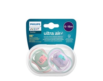 Philips Avent Ultra Air Soother Cat and Koala 6-18m Duo