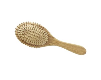 RickiParodi Oval Pneumatic Bamboo Brush