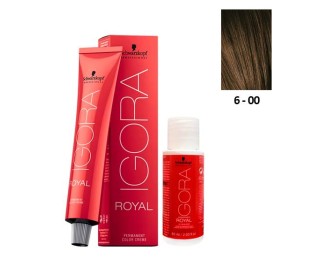 Schwarzkopf Igora Royal 6-00 Natural Dark Laurel Extra 60ml + Oxidant 20V