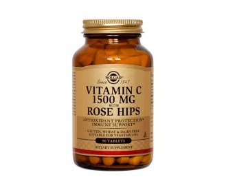 Solgar Vitamina C 1500mg With Rose Hips 90 tablets