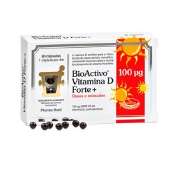 BioActivo Vitamina D Forte+ 80 capsules